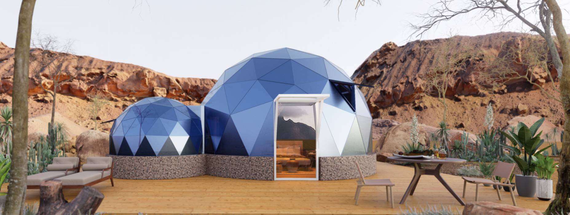 远安县球形智能光伏玻璃星空房